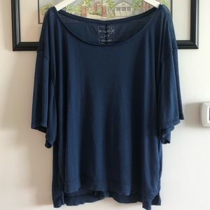 Blue Free People Top